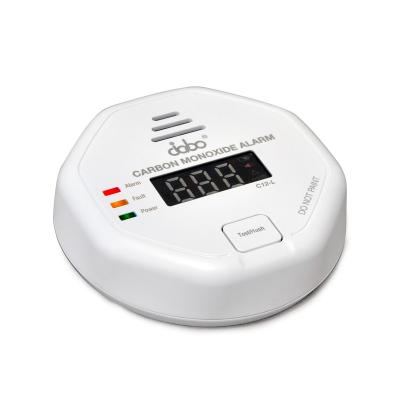 China 3*1.5V AAA CO Battery Operated Carbon Monoxide Detector EN50291 Approved Home Office Tech Detector Oxide CO Smart ALARM C12-L for sale