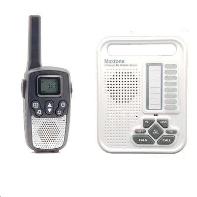 China Hot Selling Black Long Distance Maintenance Range 500M Indoor /10 Kilometer Outdoor Wireless Intercom 462-467Mhz /446Mhz/409Mhz SK109+NXK210 for sale