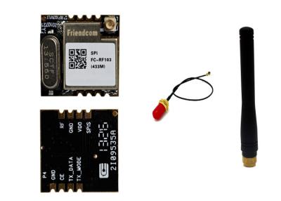 Cina Modulo di trasmettitore di radiofrequenza di potere basso 10dBm FSK rf con SPI per lunga autonomia in vendita