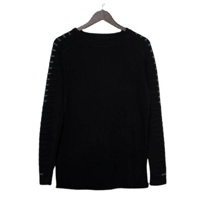 China New Fashion Anti-wrinkle Round Neck Men's Knitted Basic Long Sleeve Pullover Sweater for sale