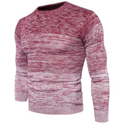 China 2021 Anti-wrinkle high quality men's custom knitted crew neck knit cotton spring autumn for men's casual long sleeve fashion sweater pullover for sale