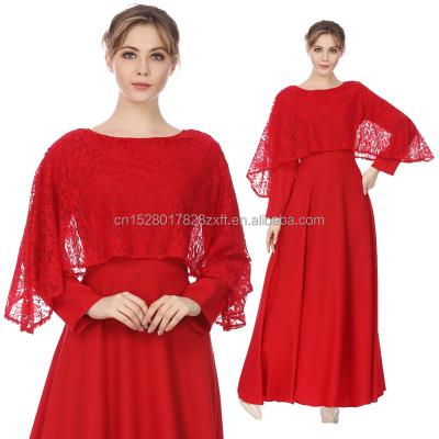 China 2021 Women's Ethnic Islamic Muslim Clothing Lace Long Dress Middle East Female Dress NV20210100 for sale