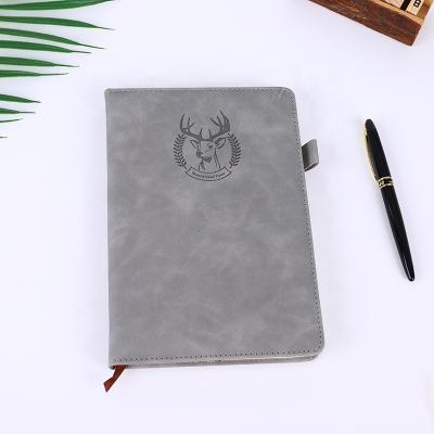 China Eco-friendly paper custom notebooks embossing diary corporate leather notebook a5 notebook gift logo for sale