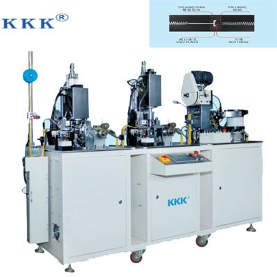 China Ultarsonic Film Puncher Pin Box Inserter Machine KKK New Product Zipper Inserter Ultarsonic Film Insert Making Machine for sale