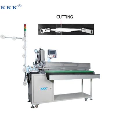 China Factory KKK Manipulator Automatic Ultrasonic Zipper Two Way Cutting Machine for sale