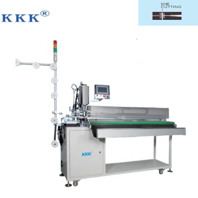 China Intelligent Robot Automatic Arm Factory KKK Sensing Open End Ultrasonic Zipper Cutting Machine for sale