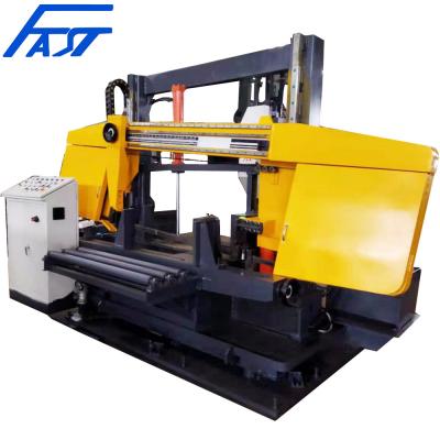 China Jinan FAST CNC Automatic H/I/U beam Band Sawing Machine Automatic Bandsaw Machine Metal Cutting Horizontal Metal Bandsaw for sale