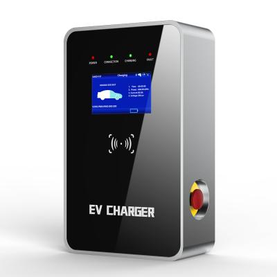 China Support SHONIU Home RFID Wallbox Type 1 3Phase 11KW AC EV Fast Charger for sale