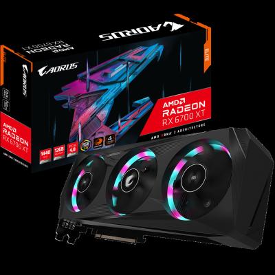 China Workstation hot sale GIGAOCTE AORUS AMD Radeon RX 6700 XT ELITE 12G for sale