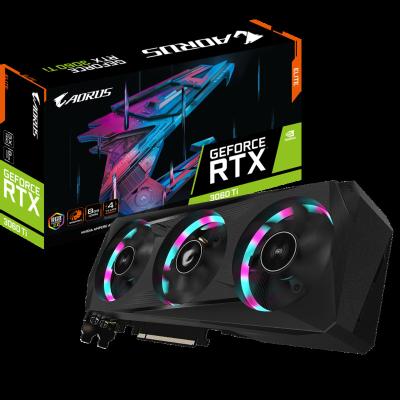 China Workstation IN AORUS GeForce RTX 3060 Ti ELITE 8G LHR RUNNING GRAPHICS CARDS for sale