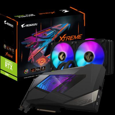 China New AORUS GeForce RTX 3090 XTREME WATERFORCE 24G Workstation Graphics Cards for sale