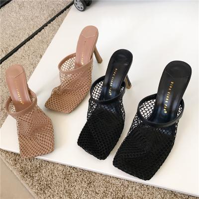 China Other Famous Place Toe Sandals RTS Product Brand Designer Mesh Pumps Ankle Gold Luxury For Woman for sale