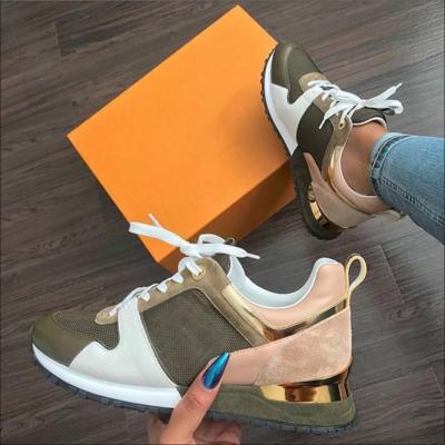 China High Quality Fashion Trend Style Shoes Women New Walking Sports Shoes Fashion Breathable Mesh Non-slip Sneakers Outdoor Sports Shoes for sale