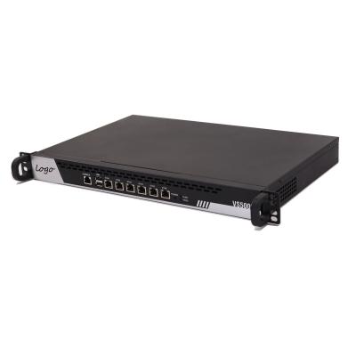 China Firewall Enterprise 1U 6GBe Lans Barebone 6 NIC Router Server i3 i5 i7 Option for sale