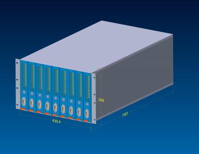 China With 6U Fan Optimized Rackmount Enclosure 9 Blade Server Case For Huge Data Center for sale