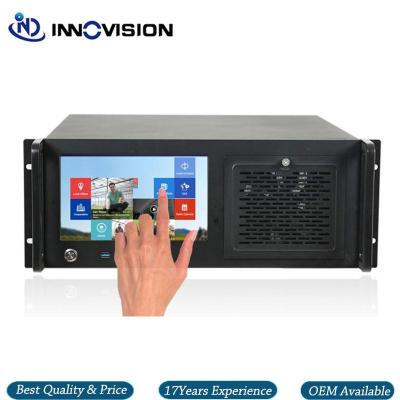 China With 4u fan server rackmount case with 9inch touch screen for sale