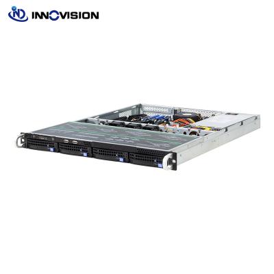 China With fan high performance 1u rack 4 bays hotswap server case with sata motherboard for cloud storage for sale