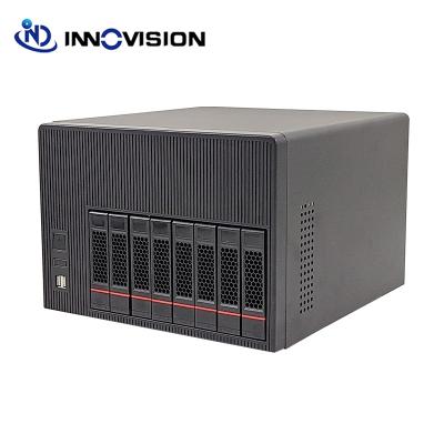 China With hot fan factory sale exchange NAS 8 HDD bays case support M-ATX motherboard for cloud date storage for sale