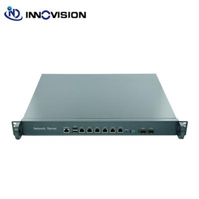 China High Quality Galvanized Steel Sheet 1U Rack 6lan Network Server/Router/Firewall Barebone SYS-1280-SI for sale