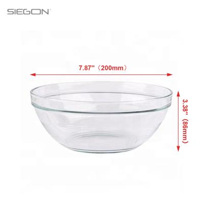 China Modern Hot Selling Clear Plastic Acrylic Round Bowl Salad Bowl Ice Cream Bowl for sale