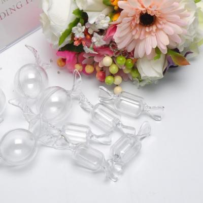 China Cute Small Viable Candy Shape Acrylic Transparent Candy Storage Boxes for sale