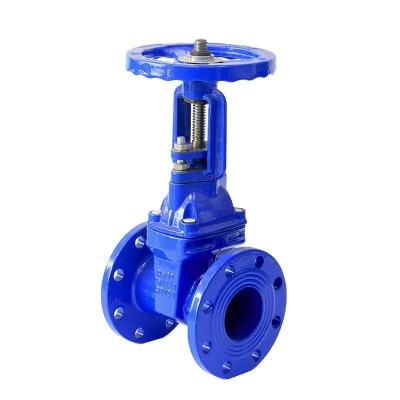 China High Quality Durable Ductile Iron Flange Rising Rod Ductile Iron Manual Rising Gate Valve for sale