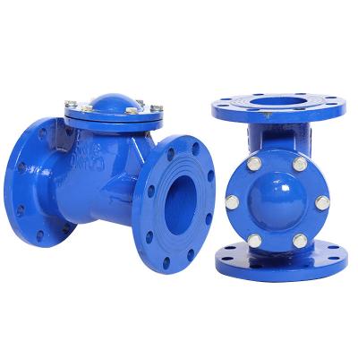 China HQ41X Service Ductile High Quality Water Iron Ball Check Valve Rubber Check Valve for sale