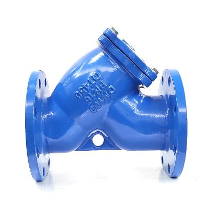 China Factory General Ductile Iron Y Strainer Valve Flanged End Directly for sale