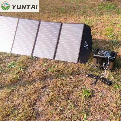 China High Efficiency 3.0 60W Outdoor Portable Mono USB Solar Panel Folding 3 Times 4 Solar Panels For Home Use Camping Hiking With High Quality for sale