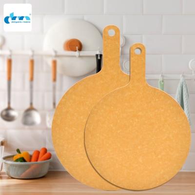 China Viable kitchen pizza serving cutting board wood fiber pizza board kitchen tableware accessory factory for sale