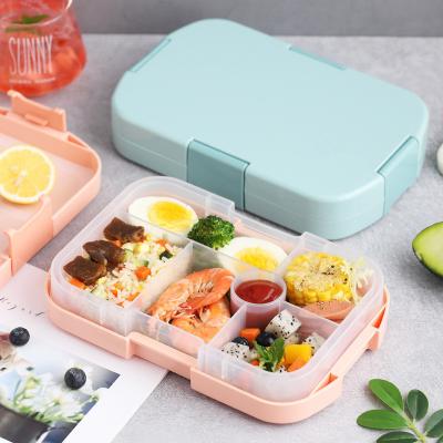 China LFGB BPA Food Grade Kids Leakproof Plastic Insulated Lunch Box Viable Free Bento Lunch Box for sale