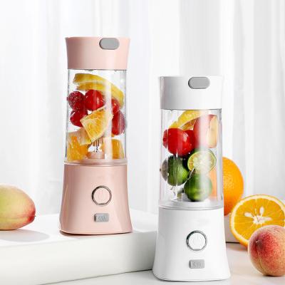 China Juicer Blender Portable and Rechargeable Battery Electric Juice Blender USB Electric Glass Blender Charged 6 Blades for sale