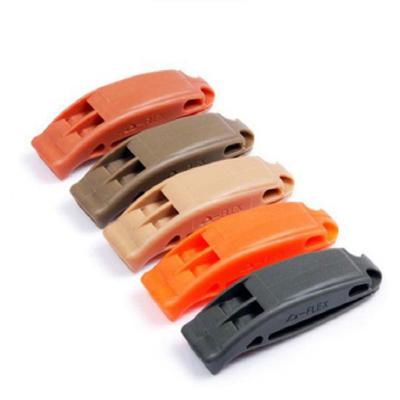 China Outdoor Survival Camping Raising Multi Color Football Referee Whistle For Outdoor Floating Plastic Safety Marine Rescue Survival Whistle for sale