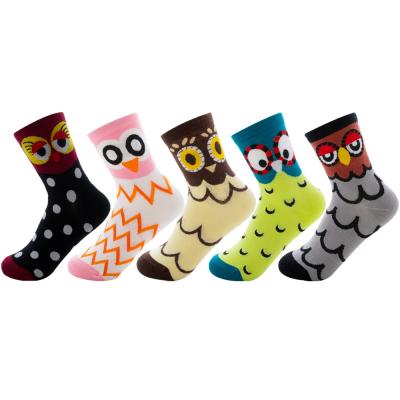 China Shunxin Antibacterial Trend Graffiti School Cotton Women Mid Calf Length Comfortable New Socks for sale