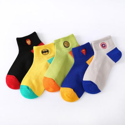 China Wholesale Shunxin QUICK DRY Wonder Happy Comfortable Crew Custom Logo Socks Mesh Embroidery Cartoon Baby Kids Printed Breathable Kids Socks for sale