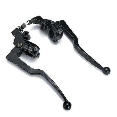 China CNC Aluminum Motorcycle Clutch Foldable Extendable Adjustable Brake Lever for sale