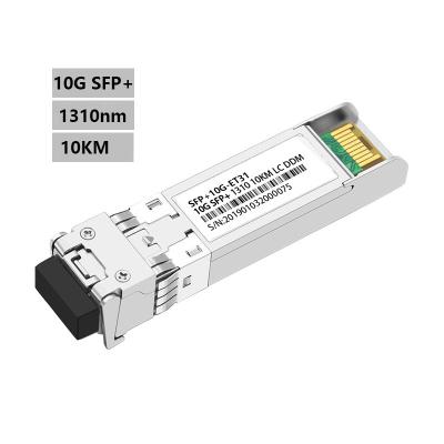 China FTTX 10G SFP+ 10KM 1310nm KM Optical Transceiver Module for sale