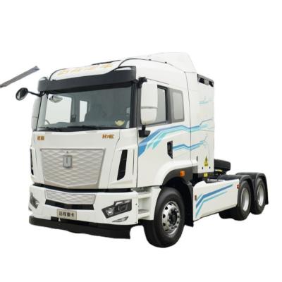 China Geely Yuanhe, Standardversion H7, Yiwei 423Kwh Ladezeit, 6x4 reiner elektrischer Traktor für den Hafentransport zu verkaufen