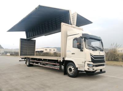 China Geely Fernbedienung G1E Rein elektrische Box Truck 4X2 Chassis Ladung Fliegendes Flügelfahrzeug zu verkaufen