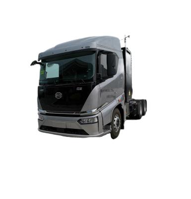 Китай Горячая продажа 282 киловатт-часов электроэнергии, BYD 6x4 чисто электрический трактор, предназначенный для дока продается