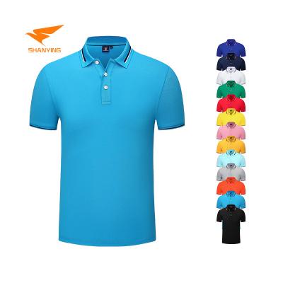 China Custom Multicolor QUICK DRY Logo Design Work Team Sports Custom Golf Advertising Shirts For Mens Casual Quick Dry Men's Polo Shirt for sale