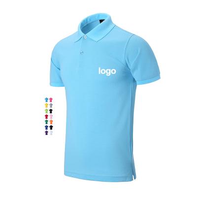 China Logo Embroidered Uniform Plain Golf Customized Casual High Quality Breathable Mask Cotton T-shirt Men's Polo Shirts for sale