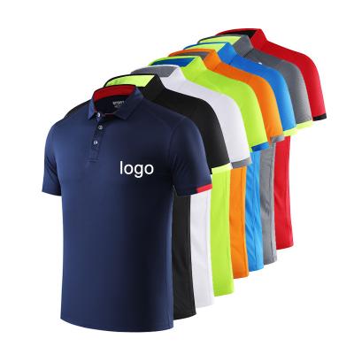 China Custom Logo Plain Dry Fit Golf Polo Blank Performance QUICK DRY Moisture Wicking Embroidery T-Shirt for sale