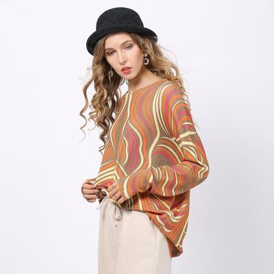 China High Quality Popular And Fashionable Women's Sweaters Breathable Casual Loose Pullover Sweater for sale