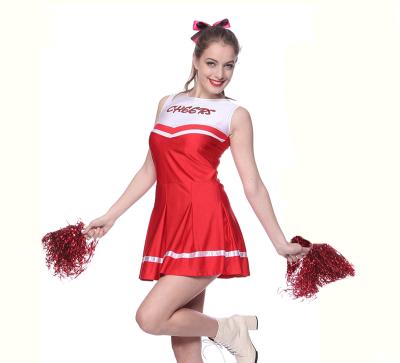 China Women Regular Red Quick Dry Tennis Uniform Tennis Dress Active Performance Stage Wear for sale