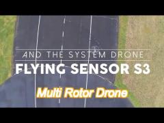 industrial uav drone for the protection of the environment from the danger that the rotating blades