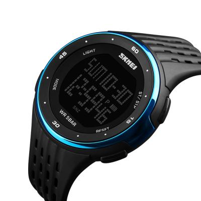 China Skmei Alarm 1219 Latest Relojes hombre 5atm Digital Waterproof Sports Watch Mens Electronic Military Dual Time Wristwatches for sale