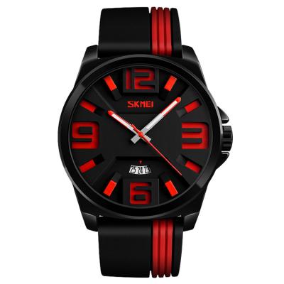 China 2018 Skmei Newest Luxury Men's Relojes Hombre Luxury Silicone Waterproof Wristwatch Original Japan Movement Quartz Sports Watch for sale