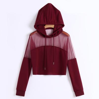 China OEM Wholesale Price Anti Shrink Plain Loose Ladies Fashion Gym Crop Top Women Hoodie For Women for sale