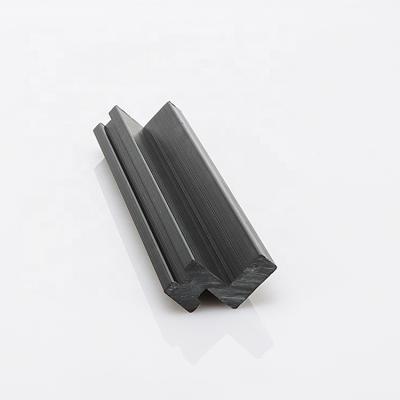 China Industrial Equipment High Quality Brushed Aluminum Picture Frame Extrusion Profile / Anodize Aluminum Extruded Slide Rail Groove Strip Black for sale